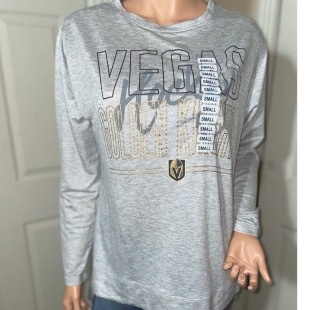 Oversized L.V. Golden Knights Long-sleeve T-shirt
